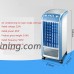 SL&LFJ Mini portable air-conditioner fan Chiller home silent electric fan fan air-cooled mobile water-cooled humidifier small air-conditioner-Blue 25.5x27x59cm(10x11x23inch) - B07DMG5F87